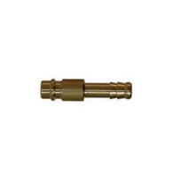 RECTUS BRASS COUPLER<BR>M5 BARB STRAIGHT-THRU PLUG